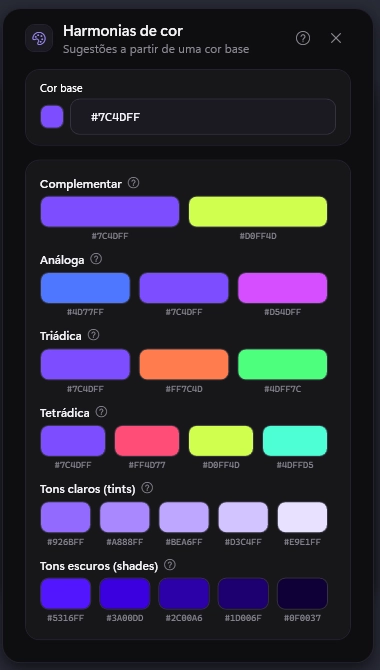 Color Harmony in TMHue