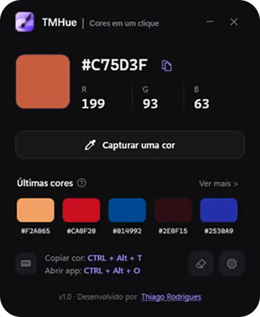 TMHue interface